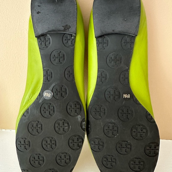 Tory Burch Minnie Flats 8.5 Green - Picture 5 of 5